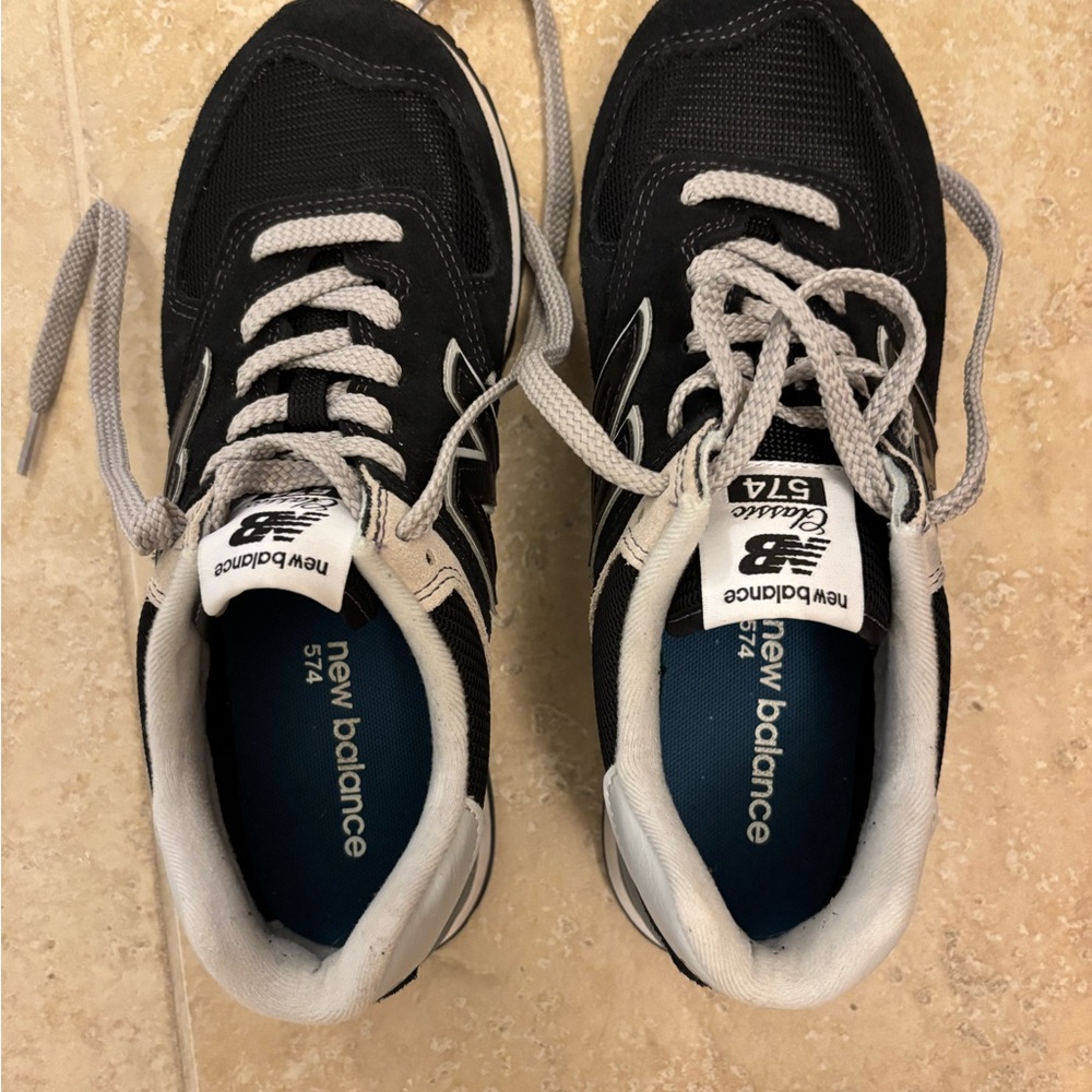 New Balance Black and Gray Sneakers